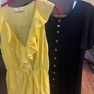 Yellow Ruffle Dress and